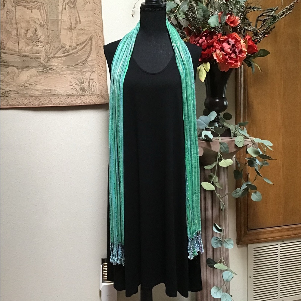 Eileen Fisher Black Maxi Dress - Picture 5 of 12